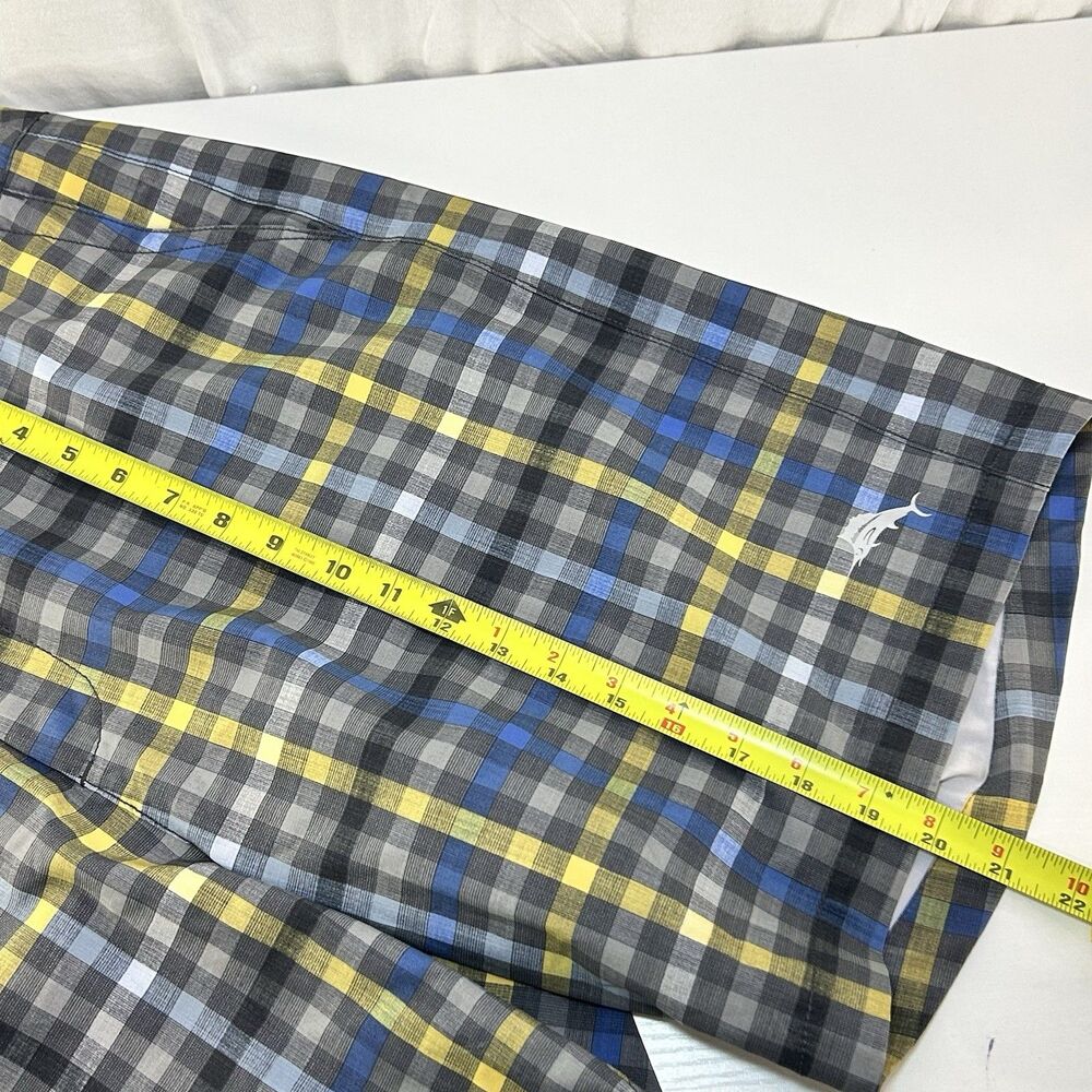 Tommy Bahama Shorts Mens 36 Gray Island Active Hybrid Gingham Check Drawstring - Picture 9 of 10